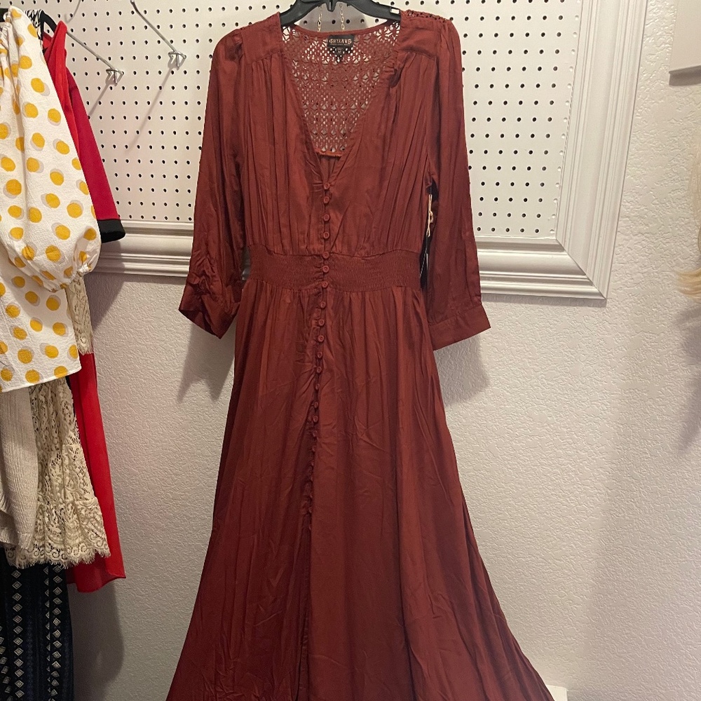 Brand New Western Button Down Dress